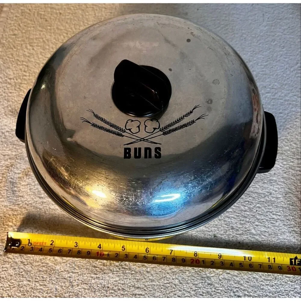 Vintage West Bend Aluminum Serving Oven/Bun Warmer, 3 Piece, USA Made